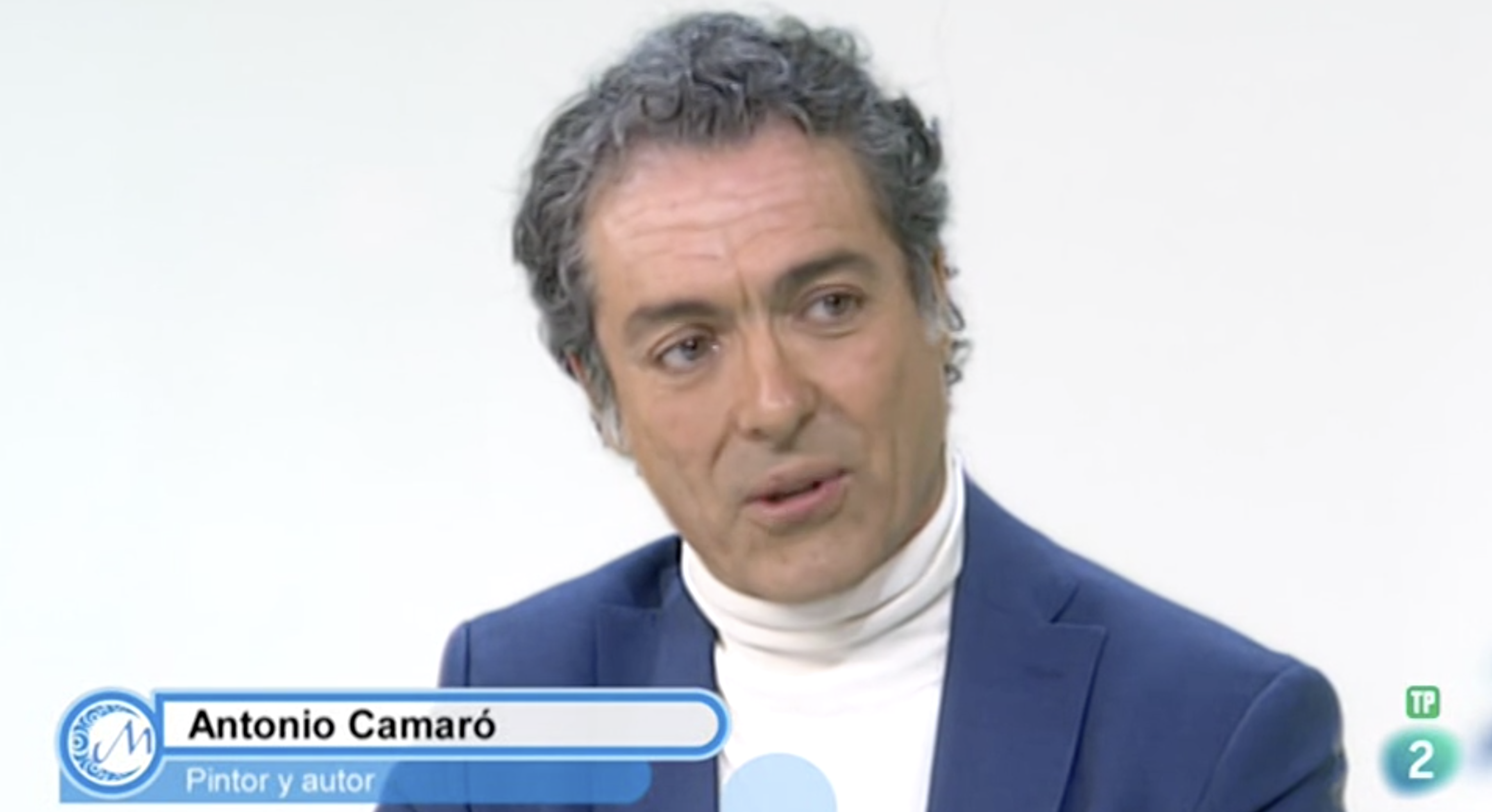 Presentación en TVE de la obra Homme Postmoderne de Antonio Camaró